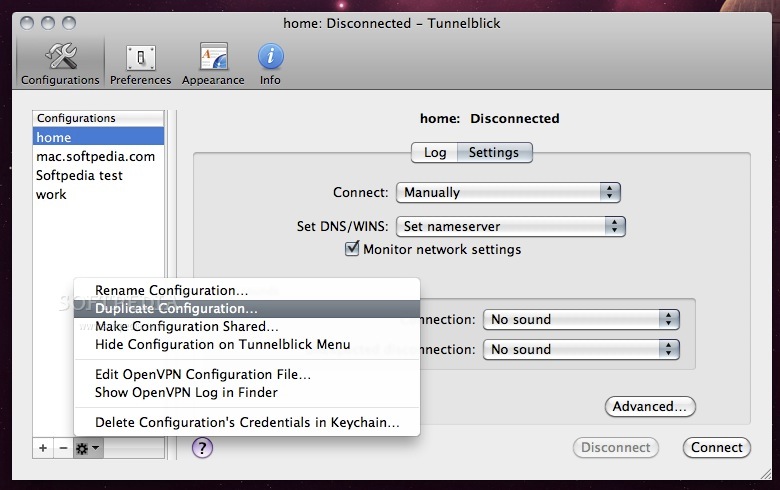 Tunnelblick ovpn client for mac